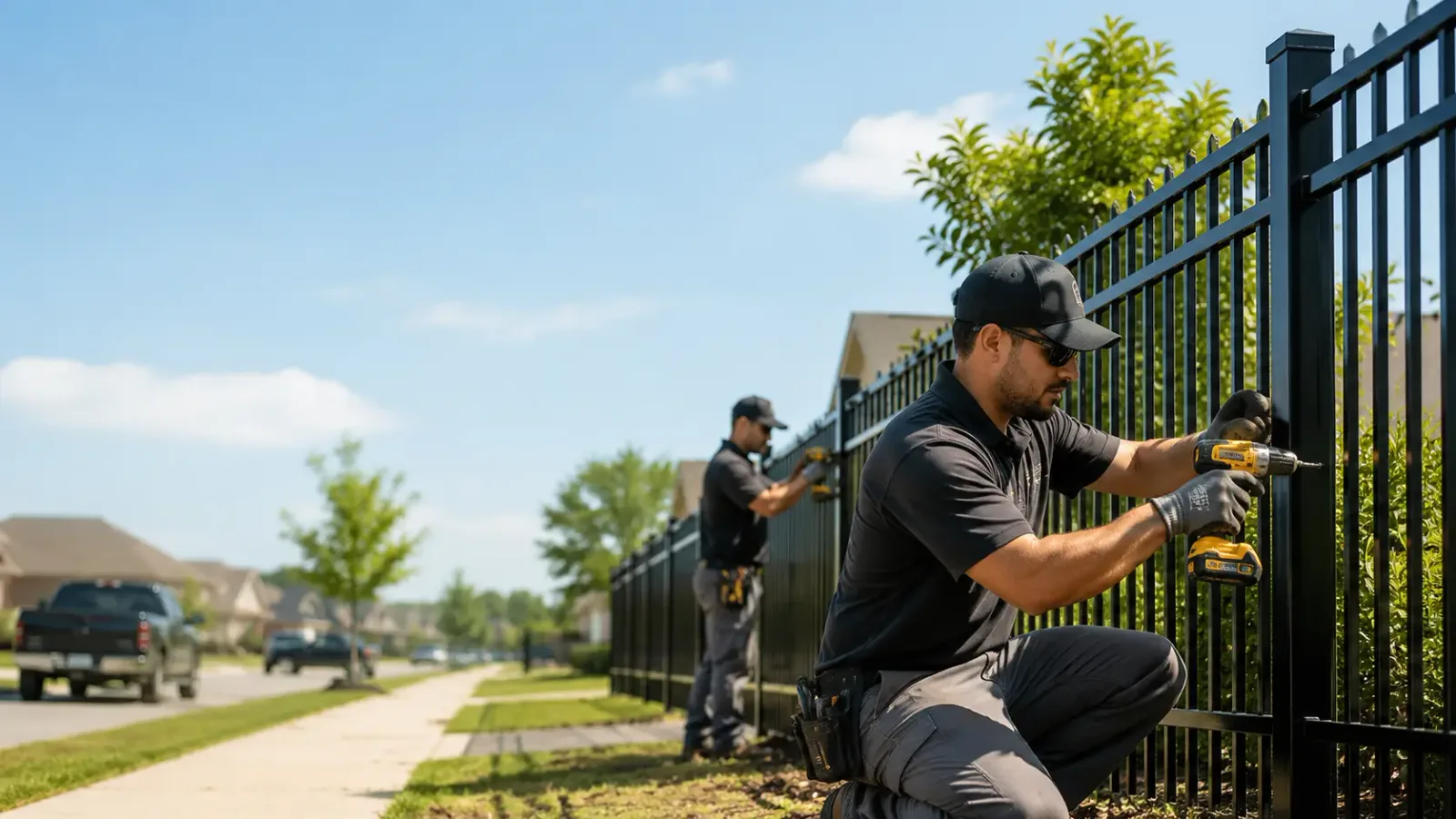 Metal Fence Installation in Rochester, MA
